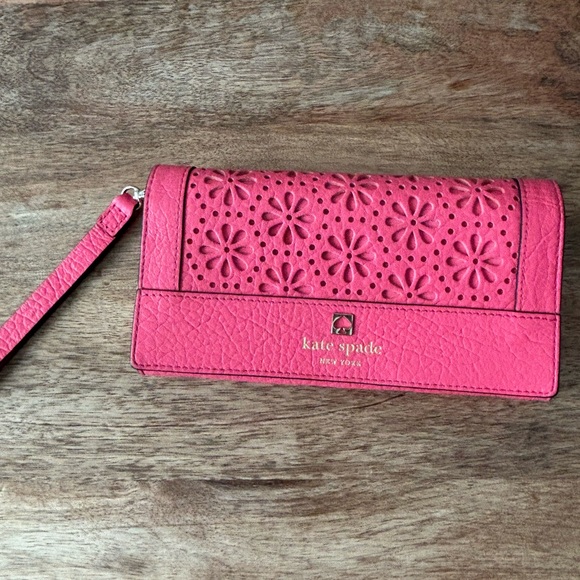 Kate Spade Coral Floral Purse and Wallet Set - Picture 2 of 4